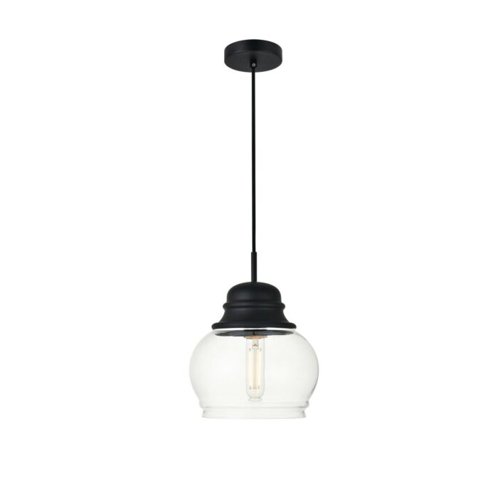KENNA 1-Light Pendant in Black