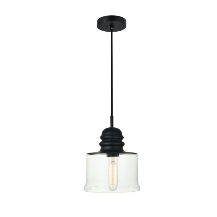KENNA 1-Light Pendant in Black