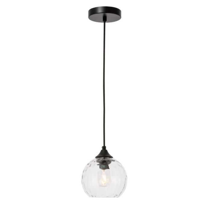 Cashel 1-Light Pendant in Black