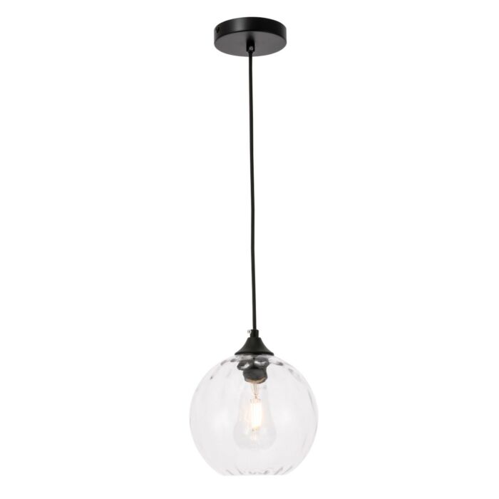Cashel 1-Light Pendant in Black