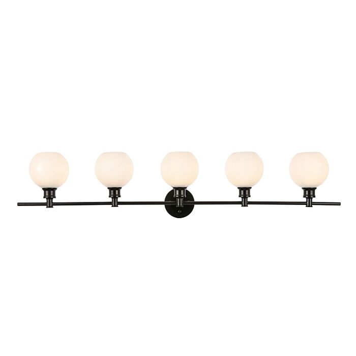 Collier 5-Light Wall Sconce in Black
