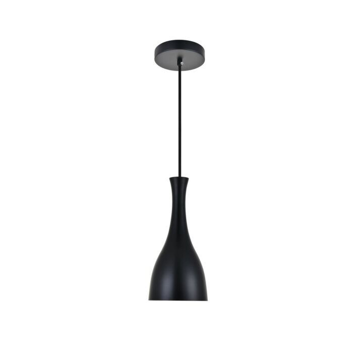 Aiken 1-Light Pendant in Black
