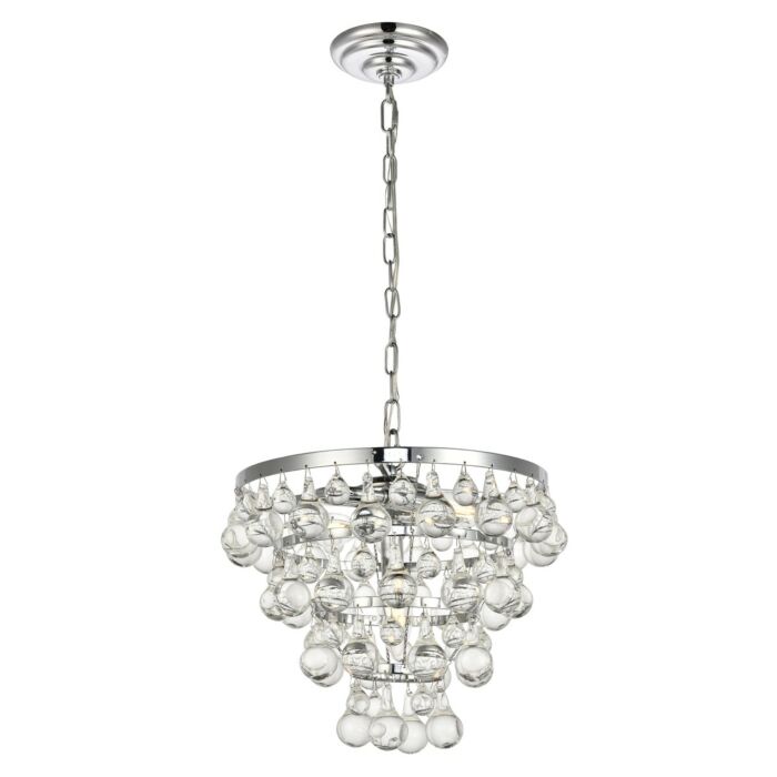 Kora 3-Light Pendant in Chrome