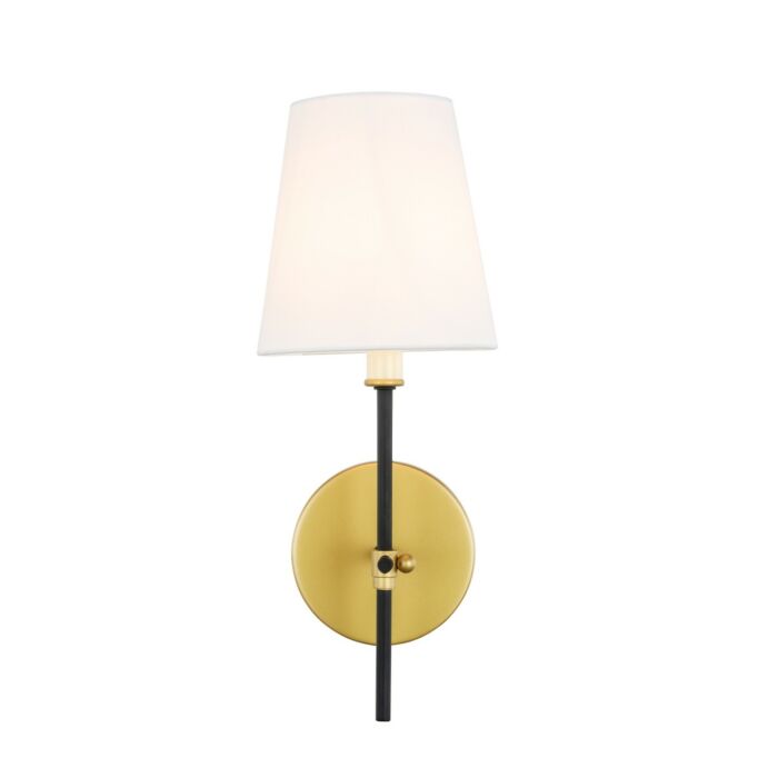 Mel 1-Light Wall Sconce in brass