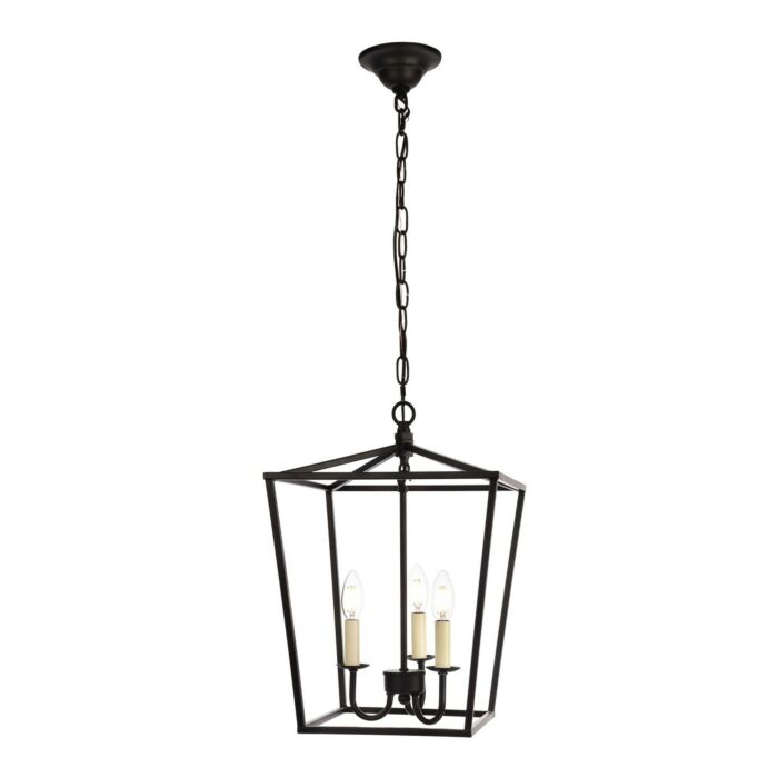 Maddox 3-Light Pendant in Black