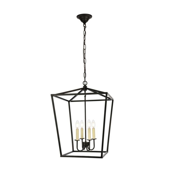 Maddox 4-Light Pendant in Black