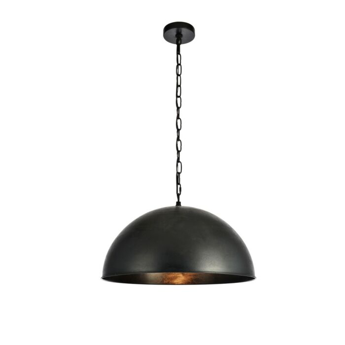 Merce 1-Light Pendant in Vintage Black