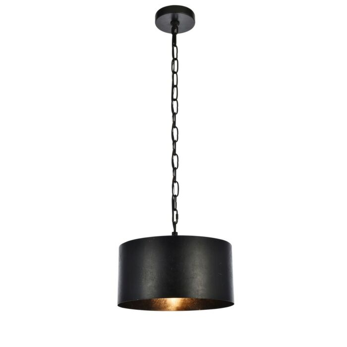 Miro 1-Light Pendant in Vintage Black