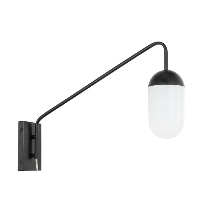 Kace 1-Light Wall Sconce in Black