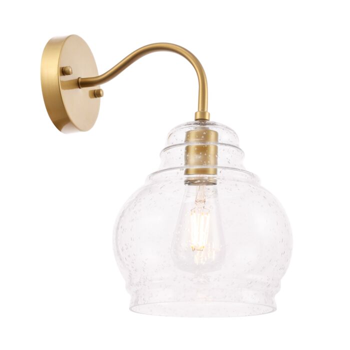 Pierce 1-Light Wall Sconce in Brass