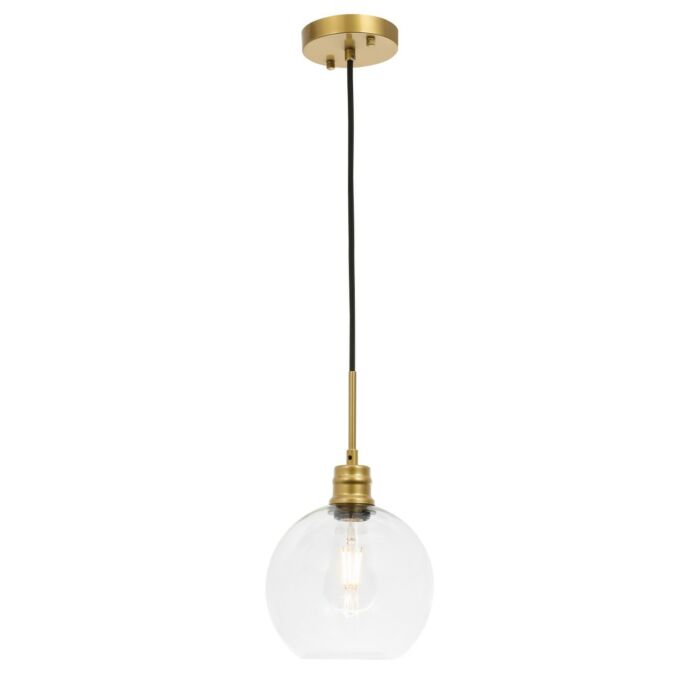 Emett 1-Light Pendant in Brass