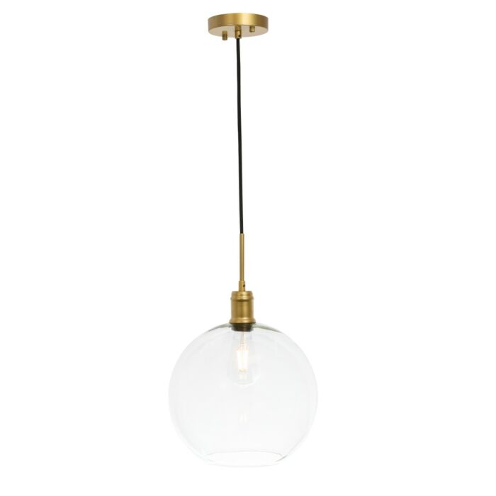 Emett 1-Light Pendant in Brass