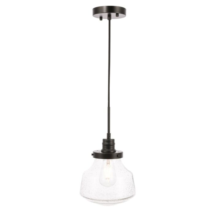 Lyle 1-Light Pendant in Black