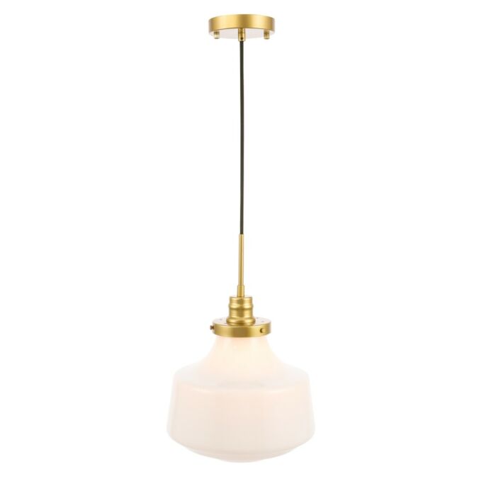 Lyle 1-Light Pendant in Brass