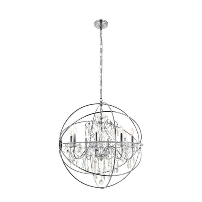 Cordelia 8-Light Pendant in Chrome
