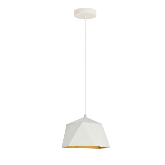 Arden 1-Light Pendant in White