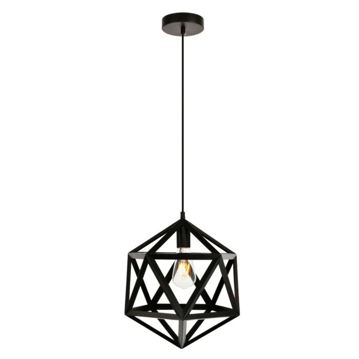 Redmond 1-Light Pendant in Black