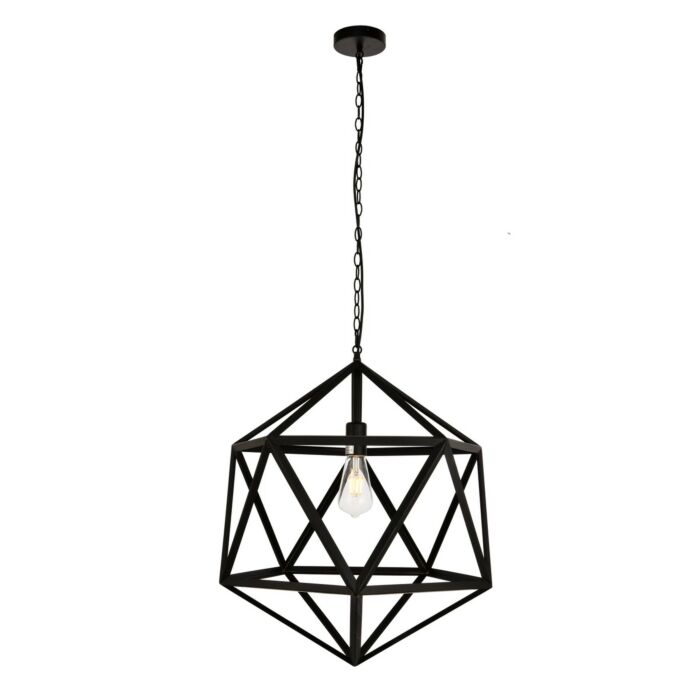 Redmond 1-Light Pendant in Black