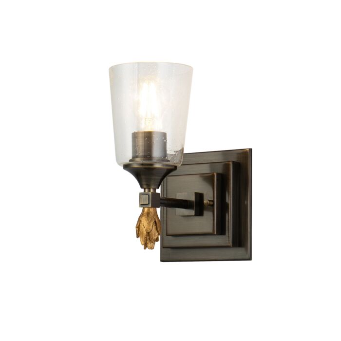 Vetiver 1-Light Wall Sconce in Dark Bronze