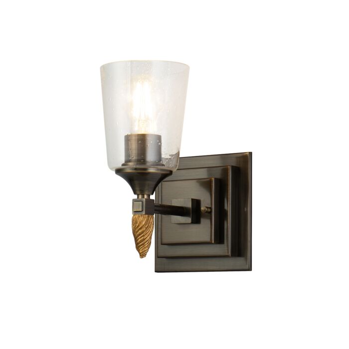 Vetiver 1-Light Wall Sconce in Dark Bronze