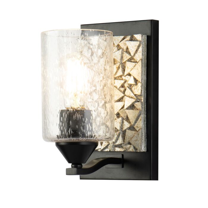 Bocage 1-Light Wall Sconce in Matte Black