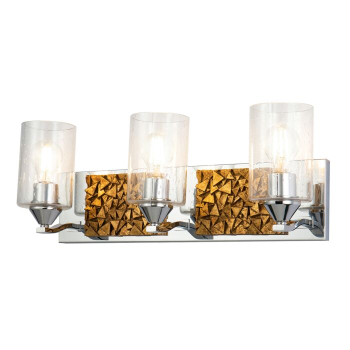 Bocage 3-Light Bathroom Vanity Light in Polished Chrome