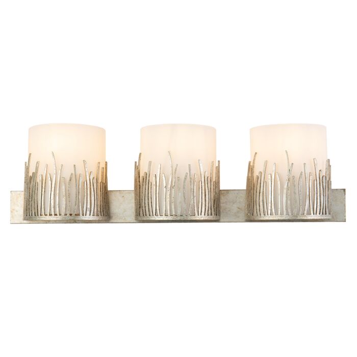 Sawgrass 3-Light Bathroom Vanity Light in Silver