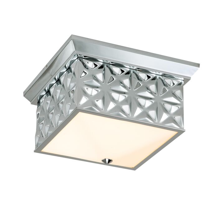 Alpha 4-Light Flush Mount in Polished Chrome