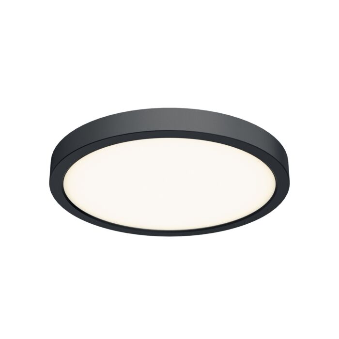 1-Light LED Flush Mount in Black