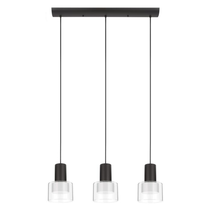 Molineros 1-Light LED Linear Pendant in Black