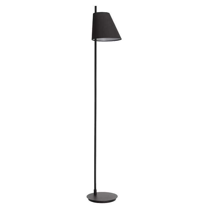 Estaziona 1-Light Floor Lamp in Structured Black