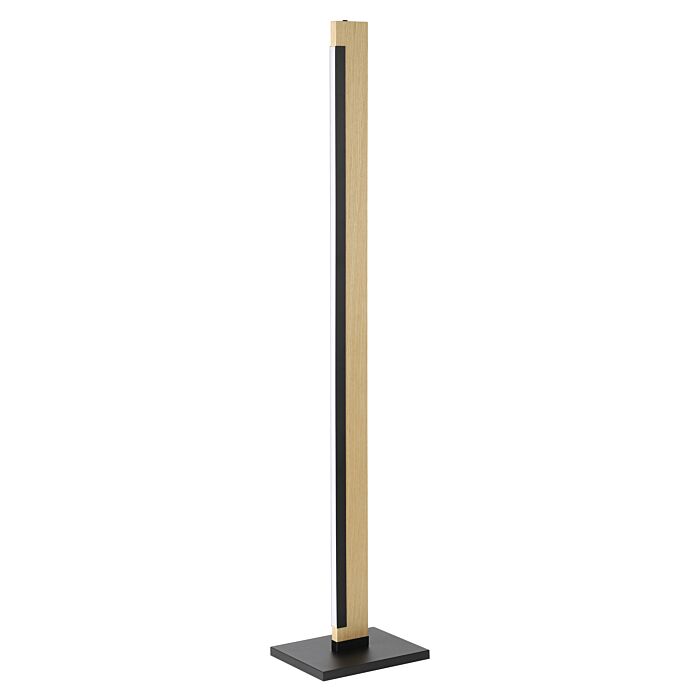 Camacho 1-Light LED Floor Lamp in Black