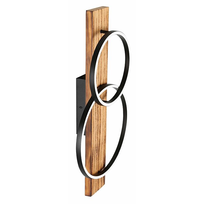 Boyal 1-Light LED Wall or Ceiling Mount in Brushed Pine Wood
