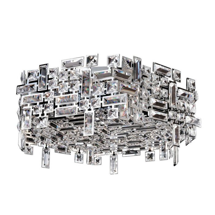 Allegri Vermeer 6 Light Ceiling Light in Chrome