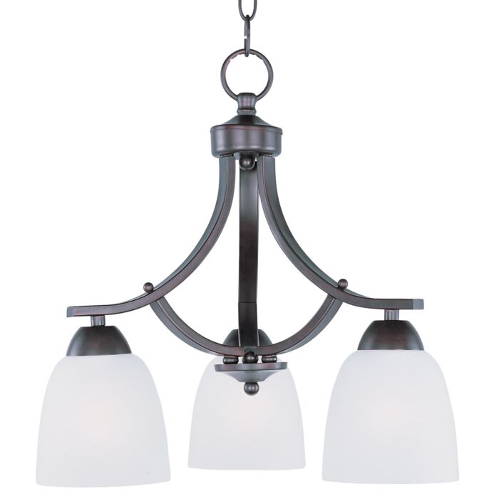 Maxim Lighting Axis 3 Light Down Lt. Chandelier in Bronze