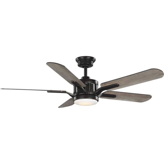 Claret 1-Light 54" Hanging Ceiling Fan in Oil Rubbed Bronze
