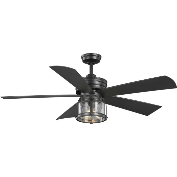 Midvale 2-Light 56" Outdoor Ceiling Fan in Blistered Iron