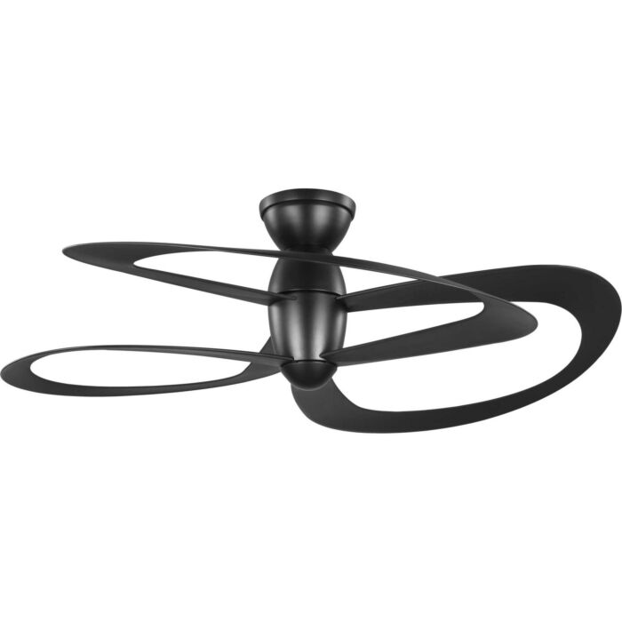 Willacy 48" Hugger Ceiling Fan in Matte Black