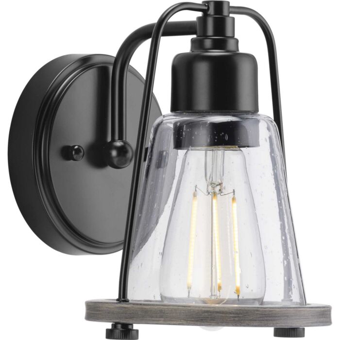 Conway 1-Light Bathroom Vanity Light Bracket in Matte Black