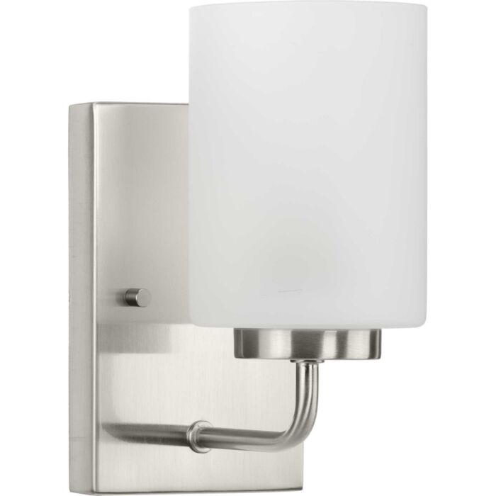 Merry 1-Light Bathroom Vanity Light Bracket in Brushed Nickel