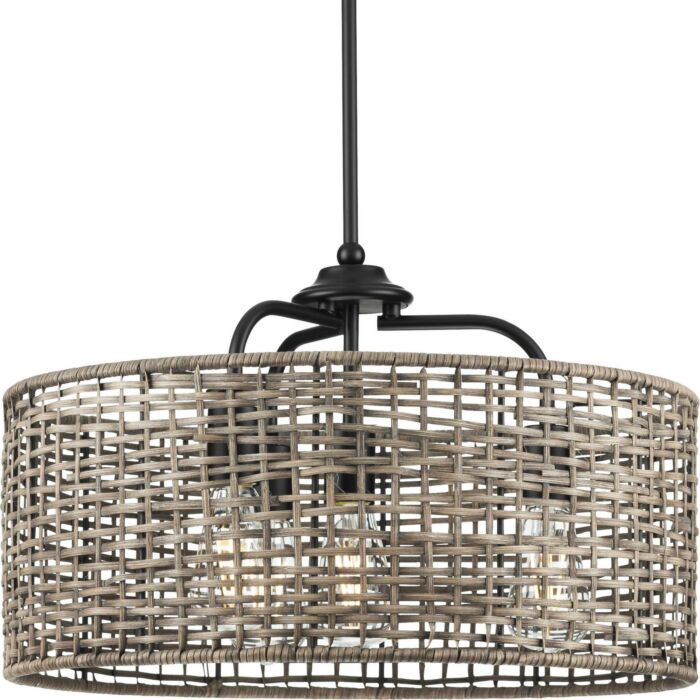 Lavelle 4-Light Pendant in Matte Black