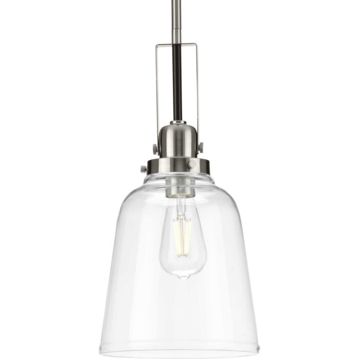 Rushton 1-Light Pendant in Brushed Nickel