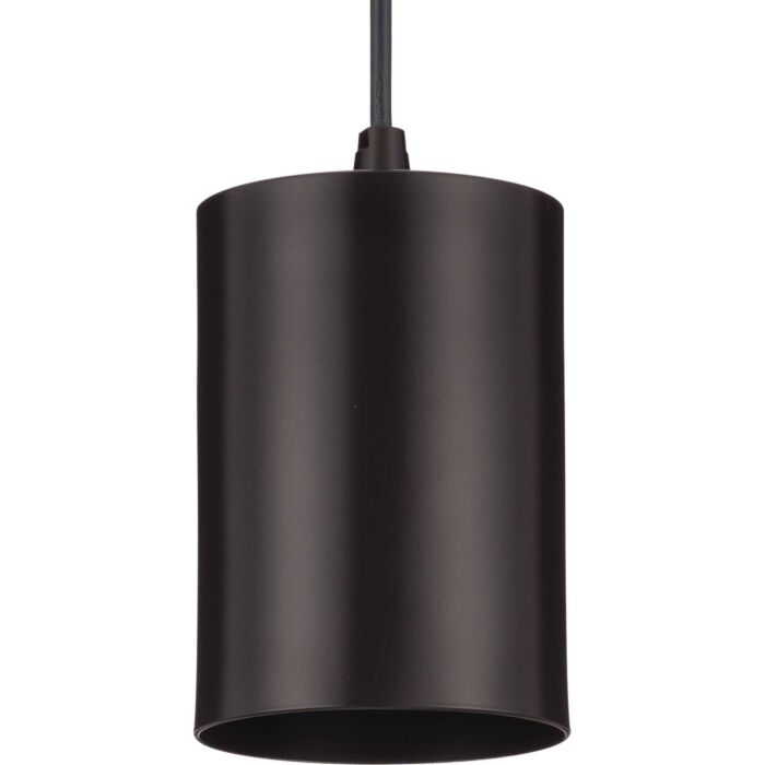 5In Cyl Rnds 1-Light Pendant in Antique Bronze