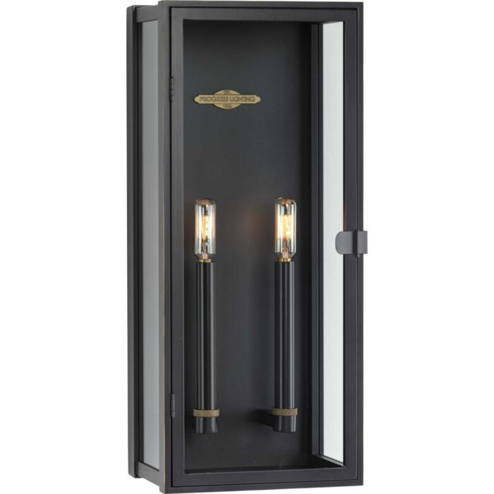Stature 2-Light Wall Lantern in Oil Rubbed Bronze