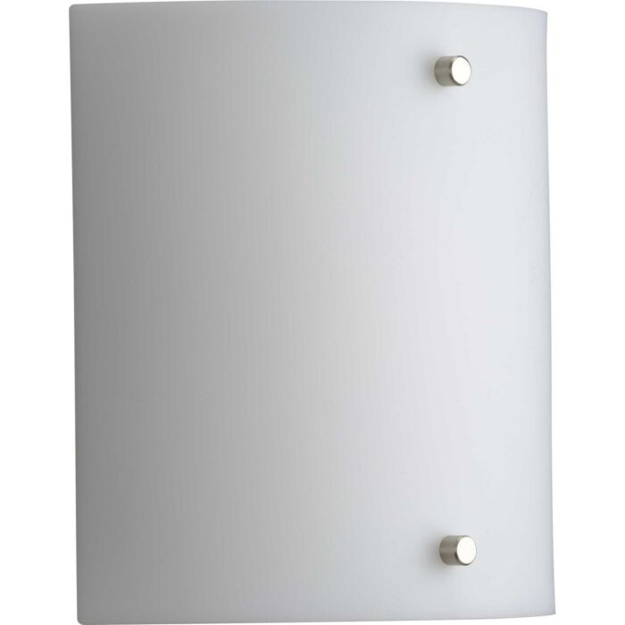 Curve LED 1-Light LED Wall Sconce in Opal White