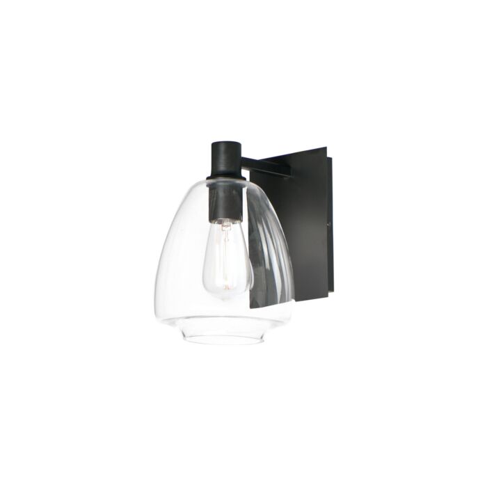 Babylon 1-Light Wall Sconce in Black