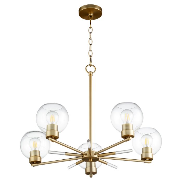Five Light Chandelier by Quorum