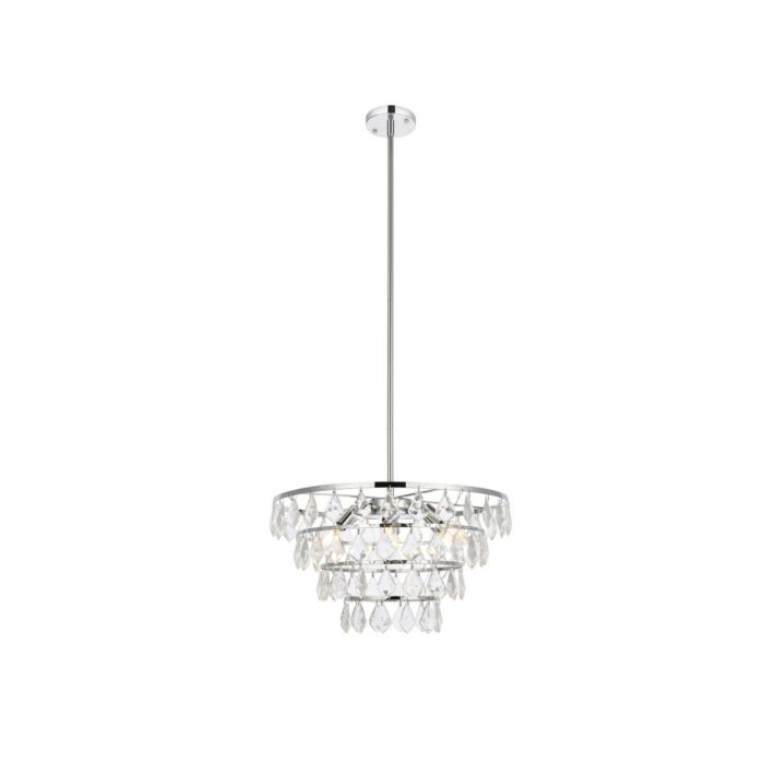 Ella 6-Light Pendant in Chrome
