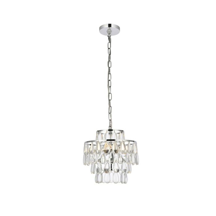 Mila 3-Light Pendant in Chrome