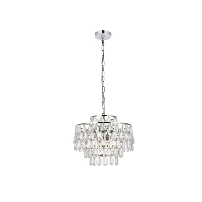 Mila 3-Light Pendant in Chrome